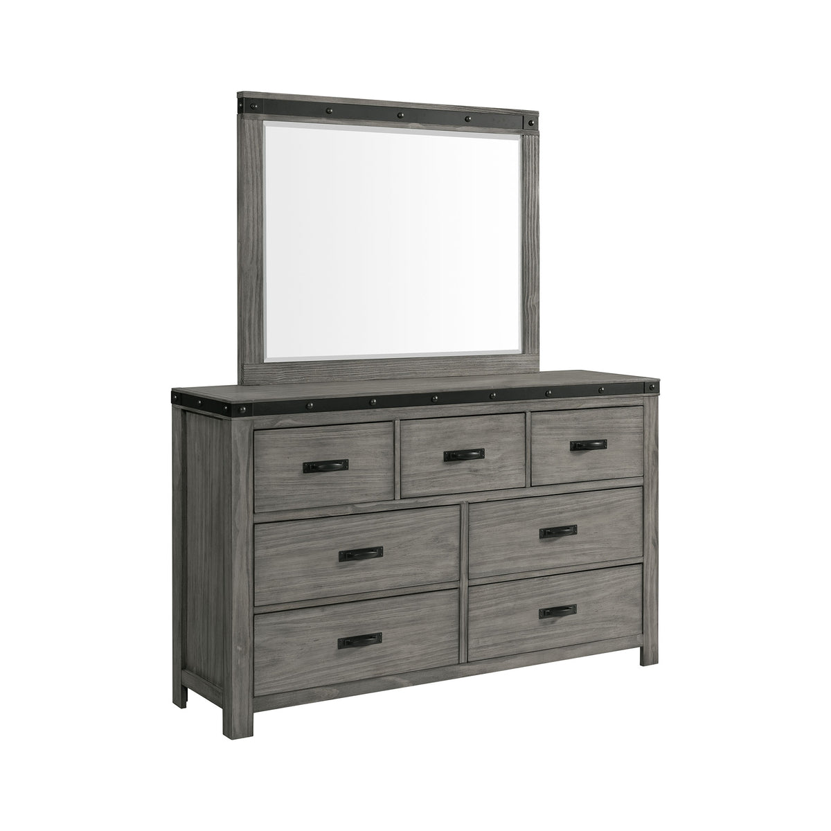 Wade 7-Drawer Dresser & Mirror Set