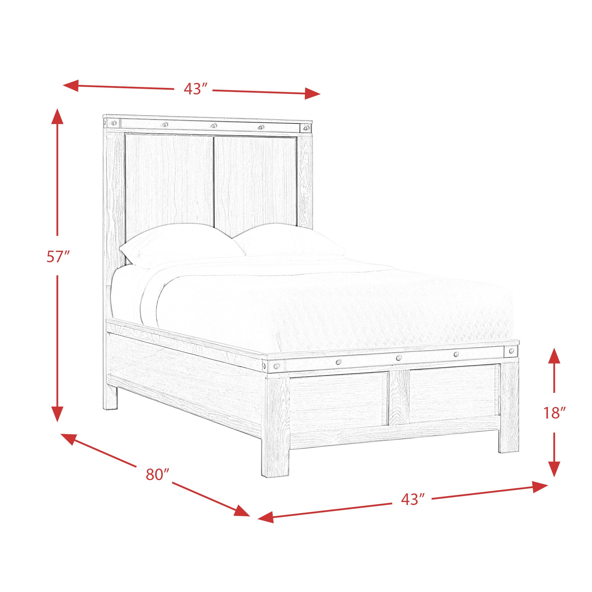 Wade Twin Bed