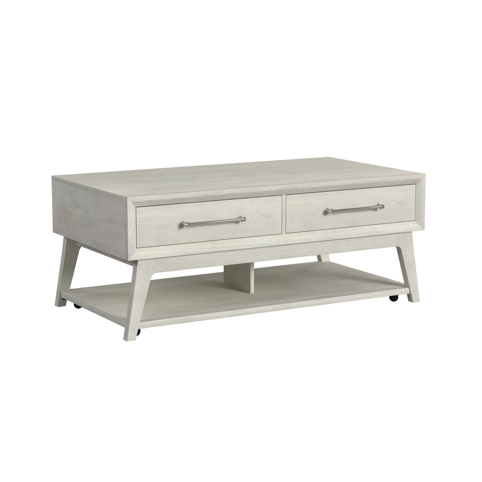 Westland Coffee Table with Casters in Almond