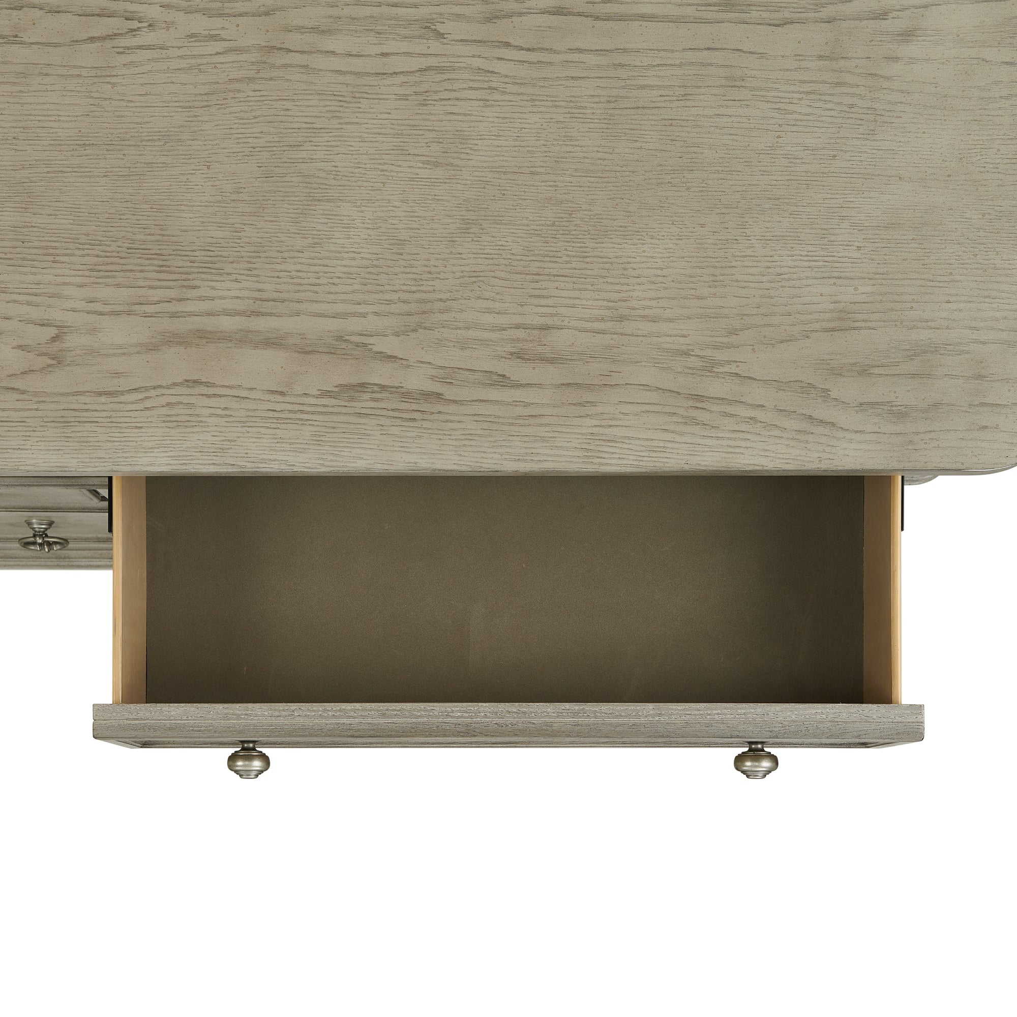 Whit-Ash Dresser and Mirror Set in Light Grey