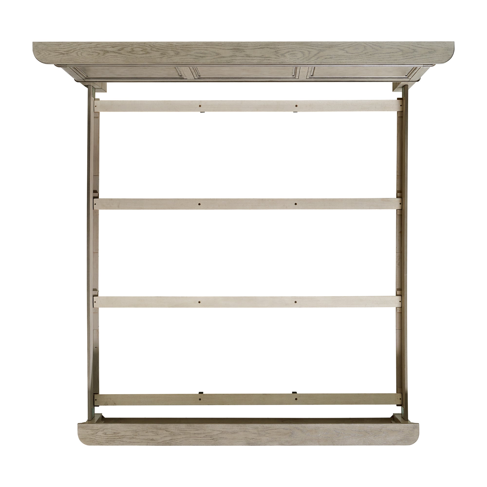 Whit-Ash King Panel Bed in Light Grey