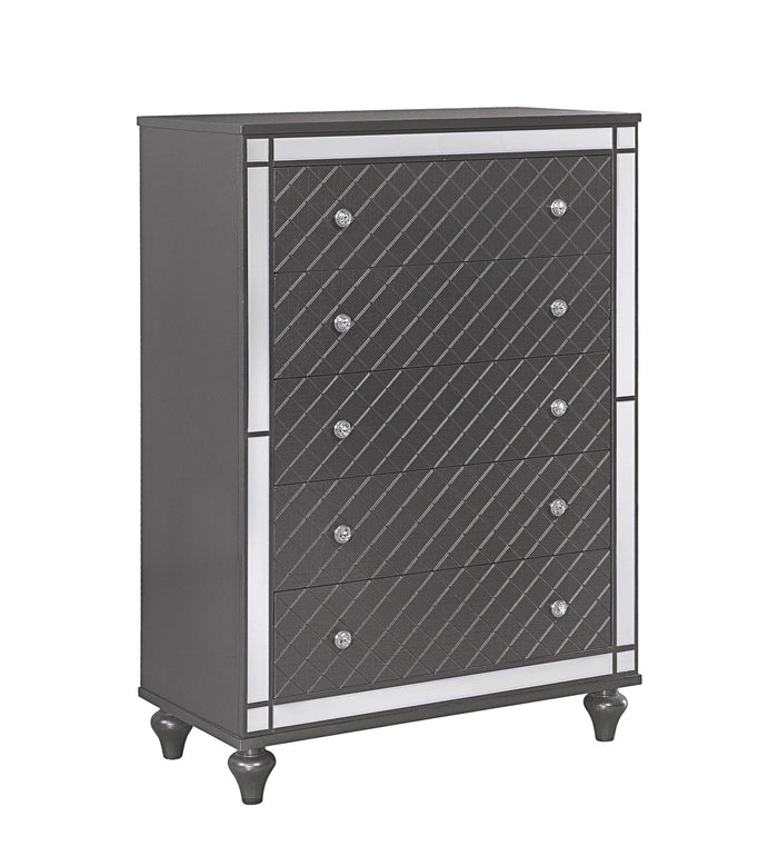 Crown Mark Refino Chest In Gray
