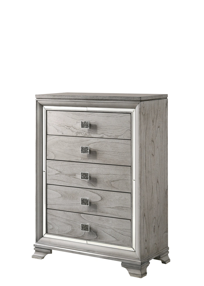Crown Mark Vail Chest In Grey